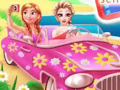 Oyunu Princesses Road Trip Fun çevrimiçi