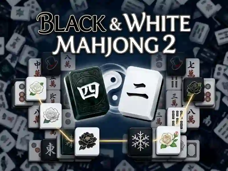 Oyunu Black & White Mahjong 2 çevrimiçi