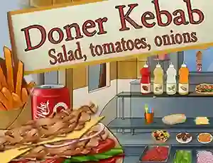 Oyunu Doner Kebab Salad, Tomatoes, Onions çevrimiçi