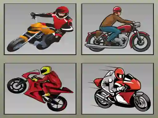 Oyunu Racing Motorcycles Memory çevrimiçi