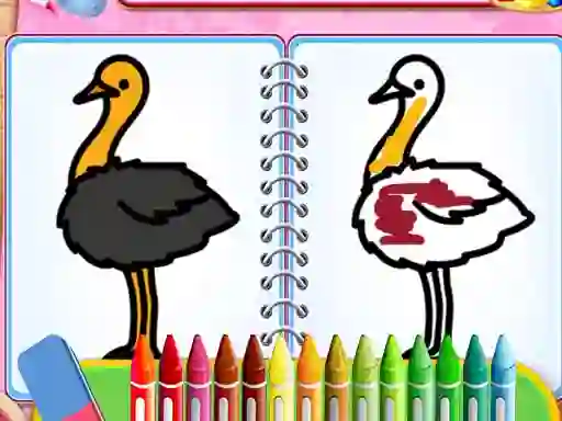 Oyunu Coloring Birds Game çevrimiçi