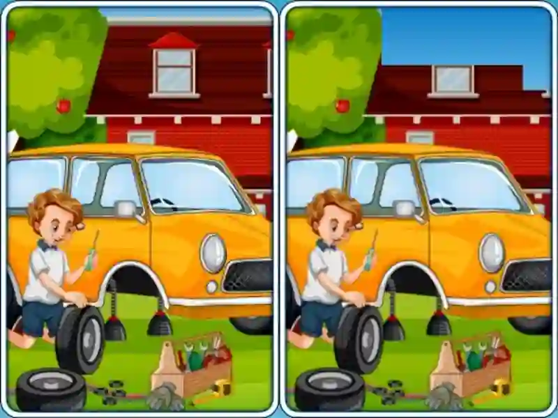 Oyunu Car Garage Differences çevrimiçi