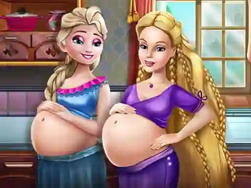 Oyunu Happy Princesses Pregnant BFFS çevrimiçi