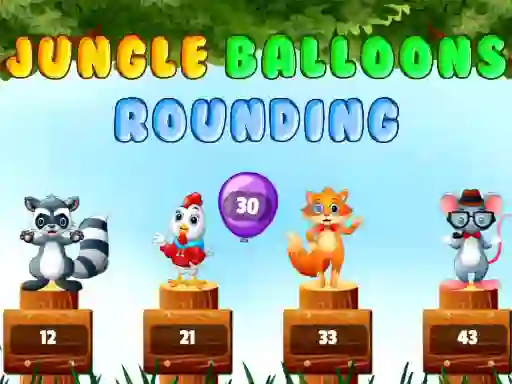 Oyunu Jungle balloons rounding çevrimiçi