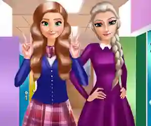 Oyunu Sisters Back to School çevrimiçi