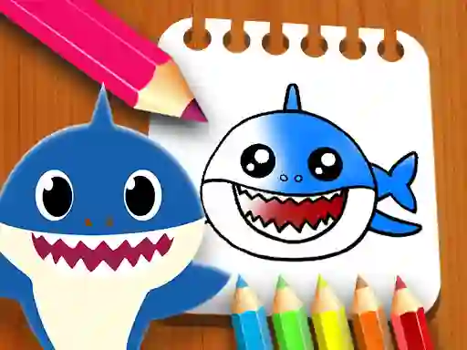 Oyunu Baby Shark Coloring Book çevrimiçi