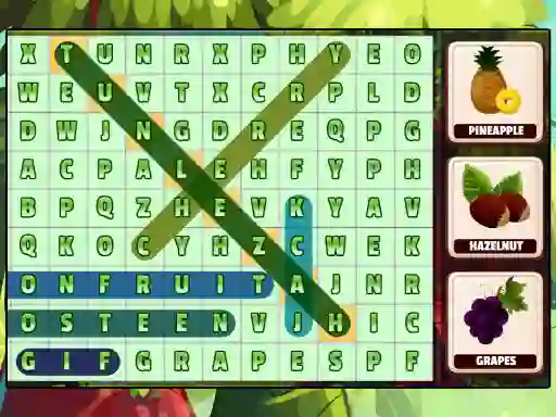 Oyunu Word Search Fruits çevrimiçi