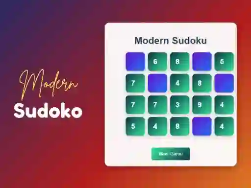 Oyunu Modern Sudoku çevrimiçi