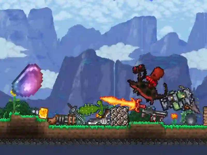 Oyunu Terraria Playground çevrimiçi
