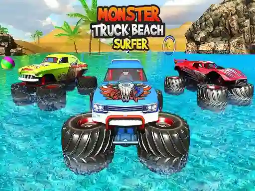 Oyunu Monster Truck Beach Surfing çevrimiçi