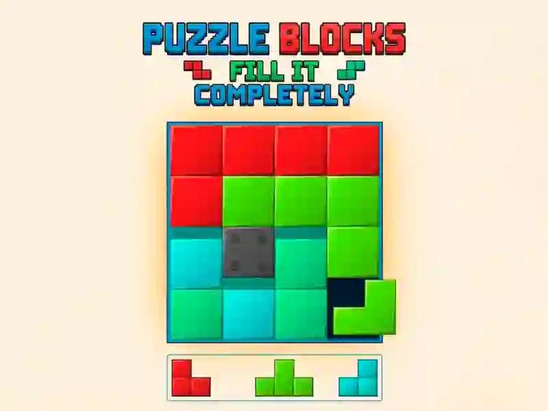 Oyunu Puzzle Blocks: Fill It Completely çevrimiçi