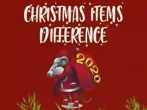 Oyunu Christmas Items Differences çevrimiçi