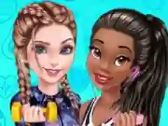 Oyunu Princesses Workout Buddies çevrimiçi