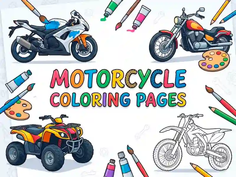 Oyunu Motorcycle Coloring Pages çevrimiçi