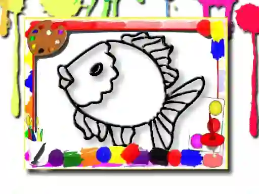 Oyunu Fish Coloring Book çevrimiçi