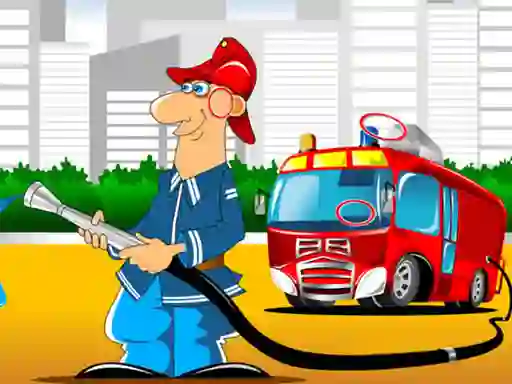 Oyunu Fire Trucks Differences çevrimiçi