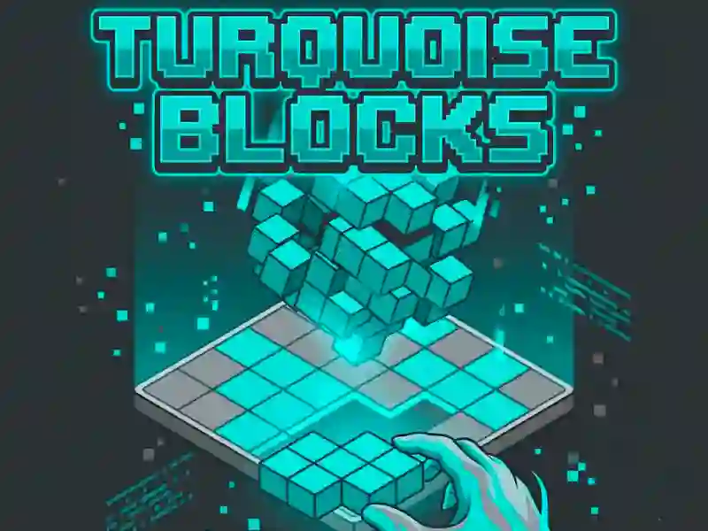 Oyunu Turquoise Blocks çevrimiçi