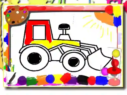 Oyunu Back to School: Kids Car Coloring çevrimiçi