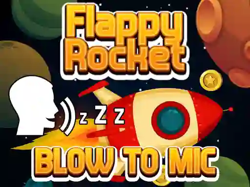 Oyunu Flappy Rocket With Blowing çevrimiçi
