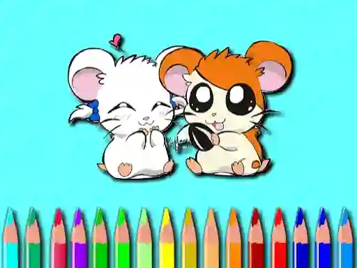 Oyunu Hamster Coloring Book çevrimiçi