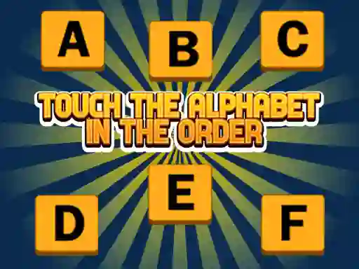 Oyunu Touch The Alphabet In The Oder çevrimiçi
