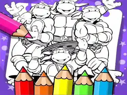 Oyunu Ninja Turtle Coloring Book çevrimiçi