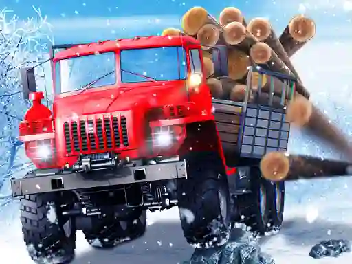 Oyunu Truck Driver: Snowy Roads çevrimiçi