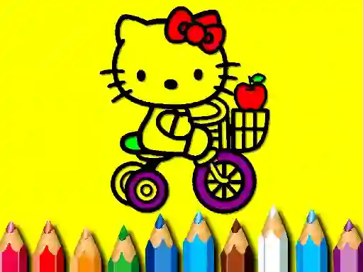 Oyunu Back To School: Sweet Kitty Coloring çevrimiçi