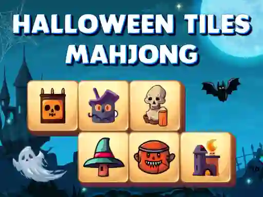 Oyunu Halloween Tiles Mahjong çevrimiçi