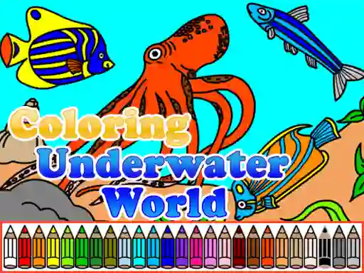Oyunu Coloring Underwater World çevrimiçi