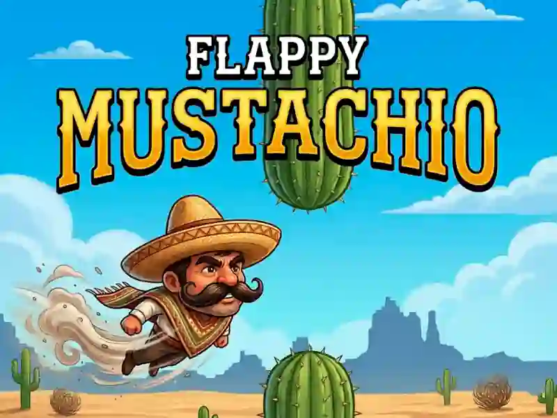 Oyunu Flappy Mustachio çevrimiçi