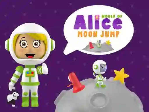 Oyunu World of Alice Moon Jump çevrimiçi