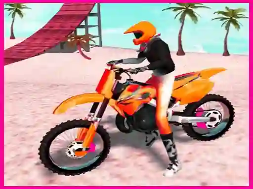 Oyunu Motocross Beach Jumping Bike Stunt çevrimiçi