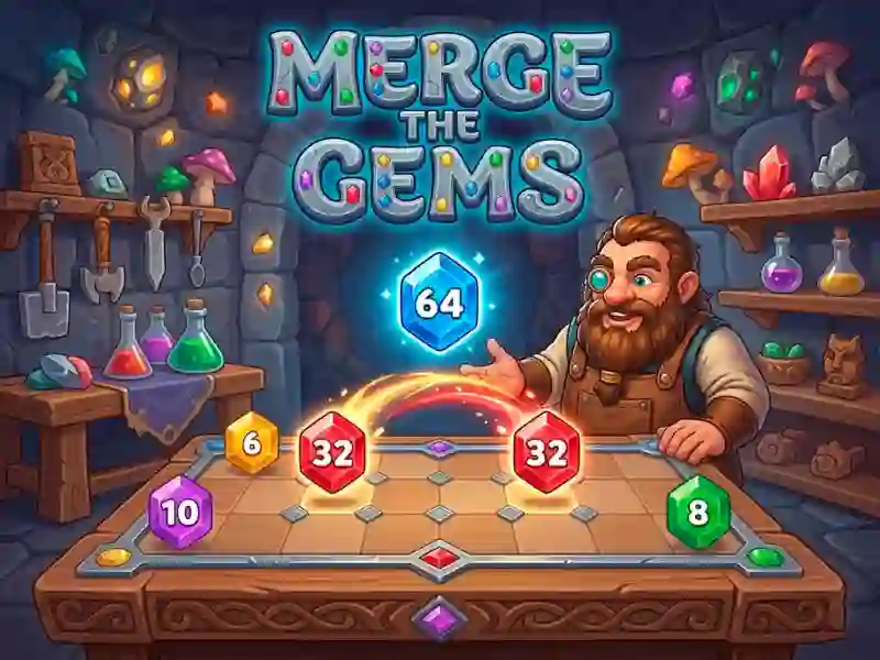Oyunu Merge the Gems çevrimiçi