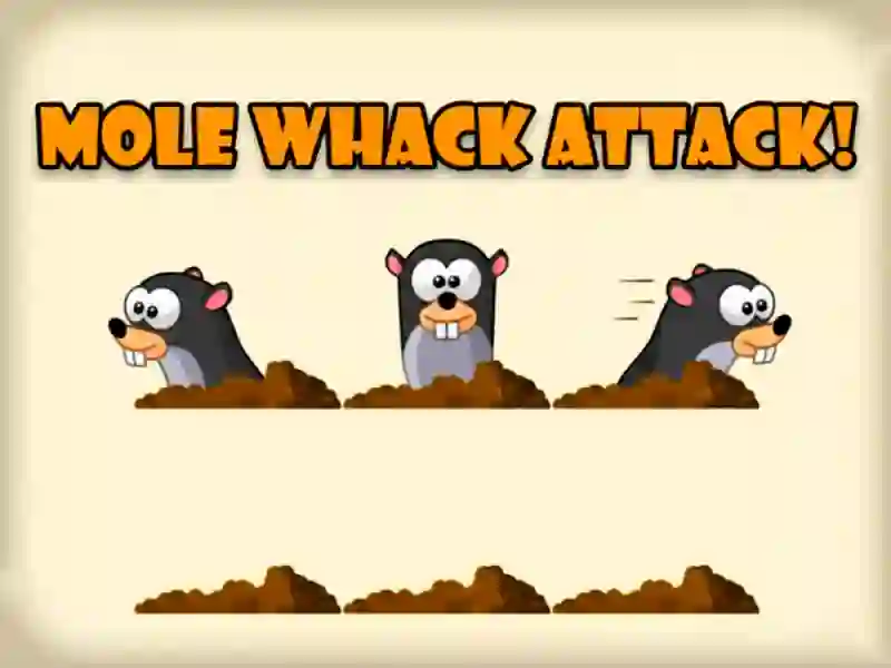 Oyunu Mole Whack Attack çevrimiçi