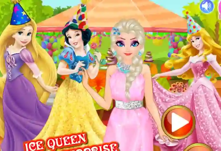 Oyunu Ice Queen Birthday Surprise çevrimiçi