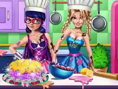 Oyunu SuperHero Cooking Contest çevrimiçi