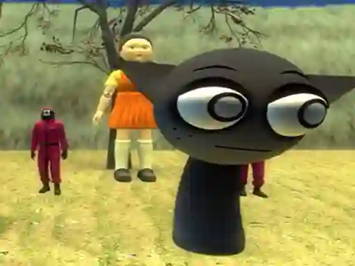 Oyunu Squid Game Sprunki Hide çevrimiçi