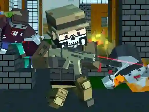 Oyunu Pixel shooter zombie Multiplayer çevrimiçi