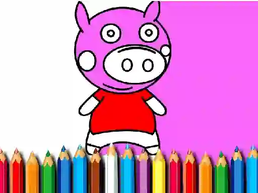 Oyunu Back To School Coloring Book Pig çevrimiçi