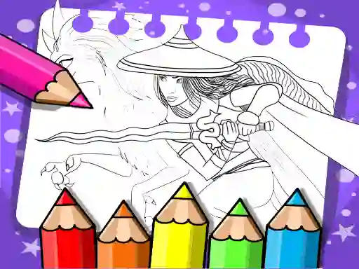 Oyunu Raya And The Last Dragon Coloring Book çevrimiçi