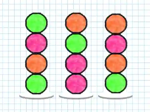 Oyunu Ball Sort Paper Note çevrimiçi