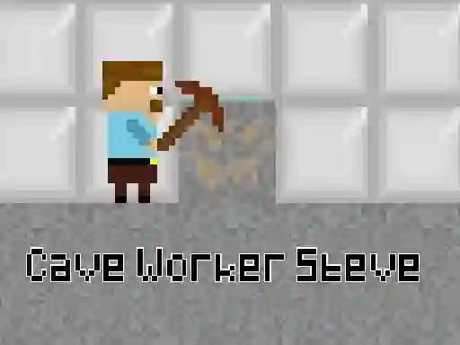 Oyunu Cave Worker Steve çevrimiçi