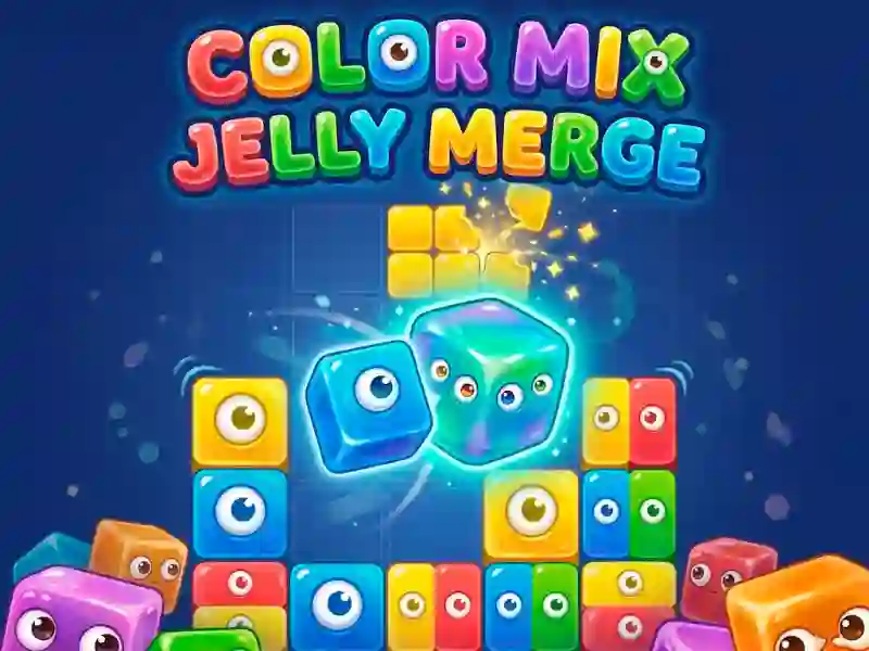 Oyunu Color Mix - Jelly Merge çevrimiçi
