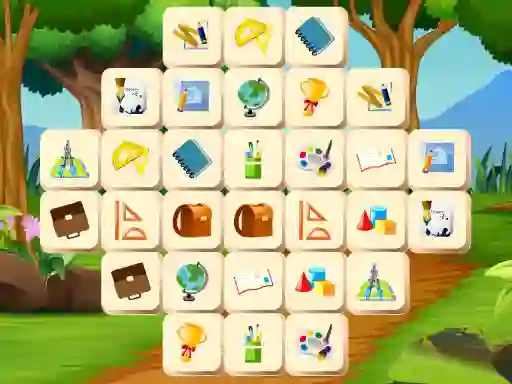 Oyunu School Mahjong Deluxe çevrimiçi
