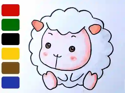 Oyunu Baby sheep ColoringBook çevrimiçi