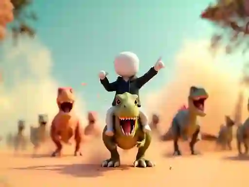 Oyunu Stickman: Dinosaur arena çevrimiçi