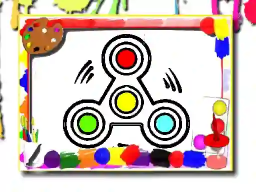 Oyunu Fidget Spinner Coloring Book çevrimiçi