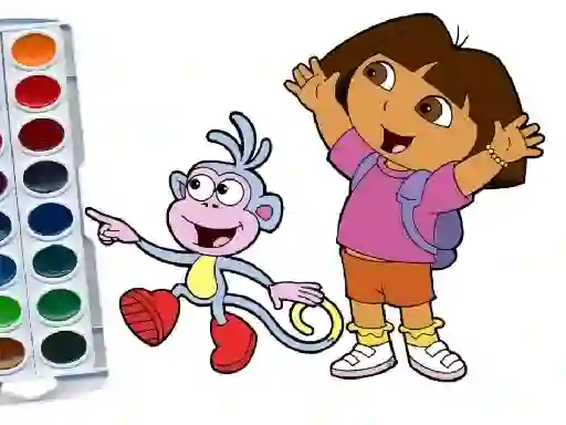 Oyunu Dora The Explorer Coloring Book çevrimiçi