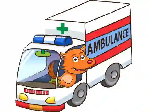 Oyunu Cartoon Ambulance Puzzle çevrimiçi